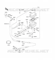 CLUTCH MASTER CYLINDER voor Kawasaki 1000GTR 1999