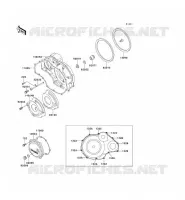 ENGINE COVERS voor Kawasaki 1000GTR 1999