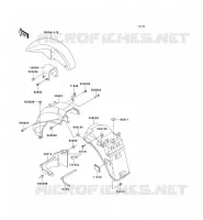 FENDER voor Kawasaki 1000GTR 1999