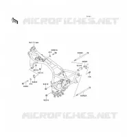 FRAME PARTS (COUVERTURE) voor Kawasaki 1000GTR 1999