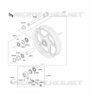 FRONT HUB voor Kawasaki 1000GTR 1999
