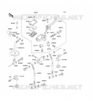 FRONT MASTER CYLINDER voor Kawasaki 1000GTR 1999