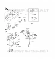 METERS voor Kawasaki 1000GTR 1999