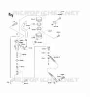 REAR MASTER CYLINDER voor Kawasaki 1000GTR 1999