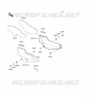 SIDE COWLING voor Kawasaki 1000GTR 1999