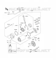 STARTER MOTOR voor Kawasaki 1000GTR 1999