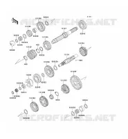 TRANSMISSION voor Kawasaki 1000GTR 1999
