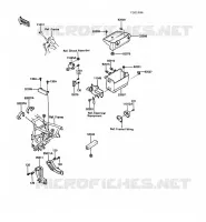 BATTERY BRACKET voor Kawasaki 1000GTR 1988