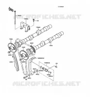 CAMSHAFT   TENSIONER voor Kawasaki 1000GTR 1988