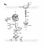 CARBURETOR PARTS voor Kawasaki 1000GTR 1988