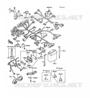 CHASSIS ELECTRICAL EQUIPMENT voor Kawasaki 1000GTR 1988