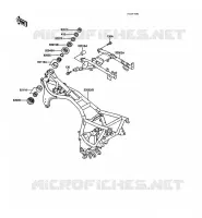 CHASSIS voor Kawasaki 1000GTR 1988