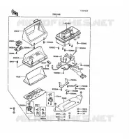 METERS voor Kawasaki 1000GTR 1988