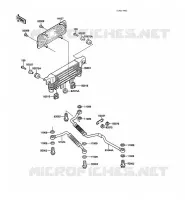 OIL RADIATOR voor Kawasaki 1000GTR 1988