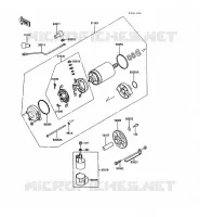 STARTER MOTOR voor Kawasaki 1000GTR 1988