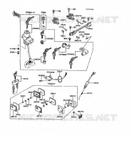 SWITCH voor Kawasaki 1000GTR 1988