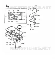 BREATHER   OIL PAN voor Kawasaki 1000GTR 1989