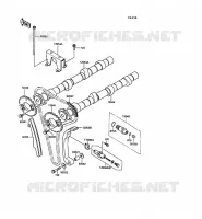 CAMSHAFT   TENSIONER voor Kawasaki 1000GTR 1989
