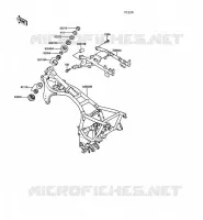 CHASSIS voor Kawasaki 1000GTR 1989