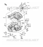 CRANKCASE(S) voor Kawasaki 1000GTR 1989