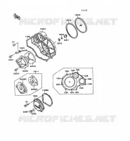 ENGINE COVERS voor Kawasaki 1000GTR 1989