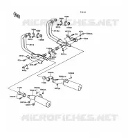 EXHAUST voor Kawasaki 1000GTR 1989