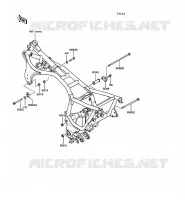 FRAME PARTS voor Kawasaki 1000GTR 1989
