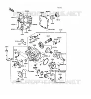 FRONT GEAR voor Kawasaki 1000GTR 1989