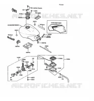FUEL TANK voor Kawasaki 1000GTR 1989