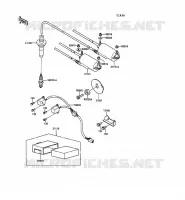 IGNITION COIL voor Kawasaki 1000GTR 1989