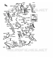 LOWER COWLING voor Kawasaki 1000GTR 1989