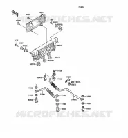 OIL RADIATOR voor Kawasaki 1000GTR 1989