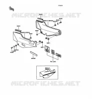 SIDE COWLING voor Kawasaki 1000GTR 1989