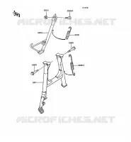 STAND voor Kawasaki 1000GTR 1989