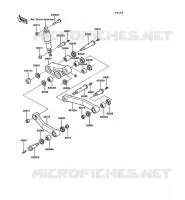 SUSPENSION voor Kawasaki 1000GTR 1989