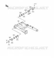 SWINGARM voor Kawasaki 1000GTR 1989