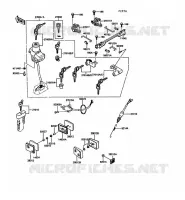 SWITCH voor Kawasaki 1000GTR 1989