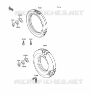 TIRES voor Kawasaki 1000GTR 1989