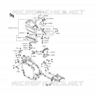 BATTERY BRACKET voor Kawasaki VOYAGER XII 1996
