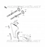 CAMSHAFT   TENSIONER voor Kawasaki VOYAGER XII 1996