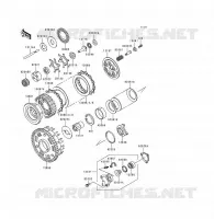 CLUTCH voor Kawasaki VOYAGER XII 1996