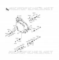 FRAME PARTS (COUVERTURE) voor Kawasaki VOYAGER XII 1996