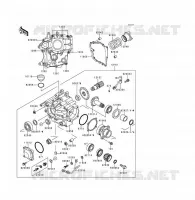 FRONT GEAR voor Kawasaki VOYAGER XII 1996