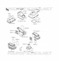 LABELS voor Kawasaki VOYAGER XII 1996