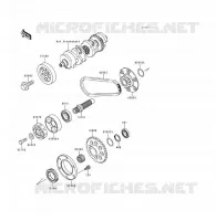 OUTPUT SHAFT voor Kawasaki VOYAGER XII 1996