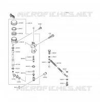 REAR MASTER CYLINDER voor Kawasaki VOYAGER XII 1996