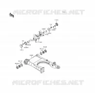 SWINGARM voor Kawasaki VOYAGER XII 1996
