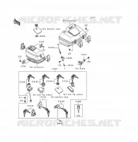 SWITCH   REFLECTORS voor Kawasaki VOYAGER XII 1996