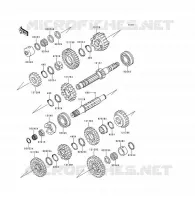 TRANSMISSION voor Kawasaki VOYAGER XII 1996