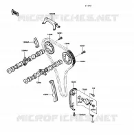 CAMSHAFT   TENSIONER voor Kawasaki VOYAGER XII 1989